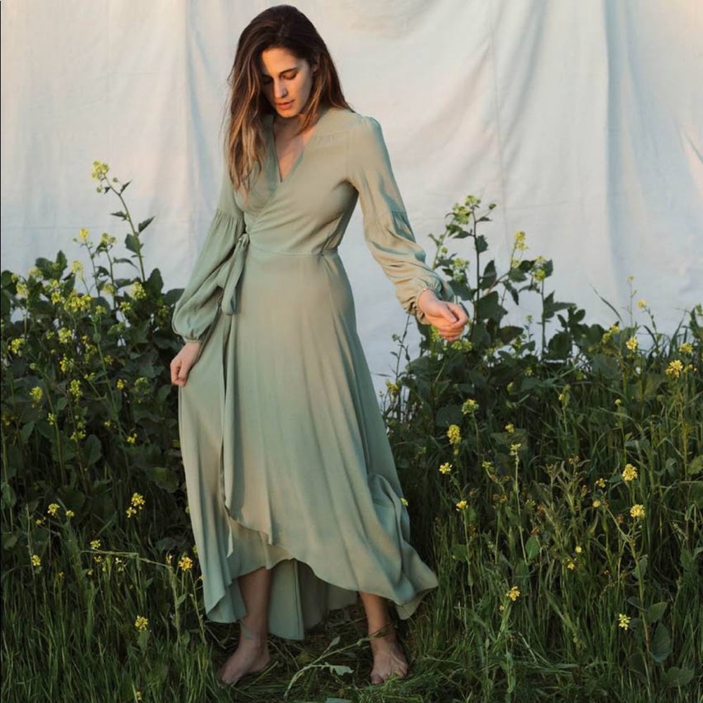 NWT Christy Dawn Bergen Dress in Washed Linden